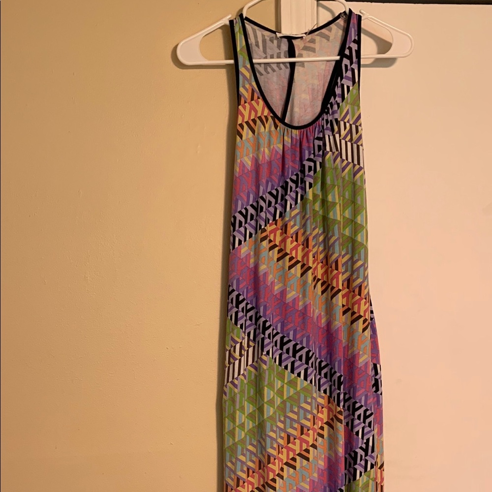 Calvin Klein multi-color maxi dress